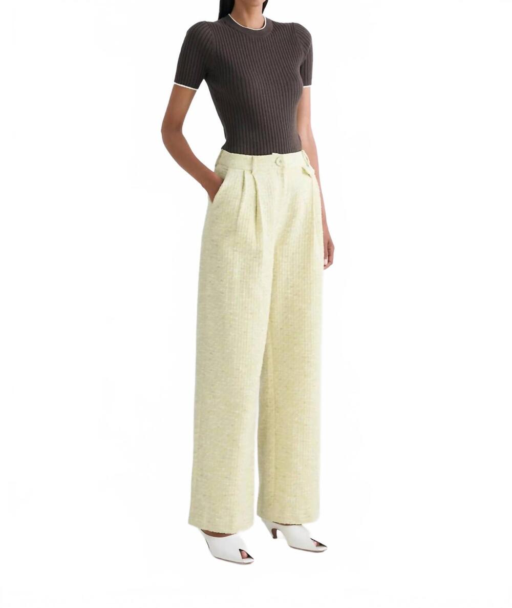 NEW ANNA QUAN nico straight leg pants in verna